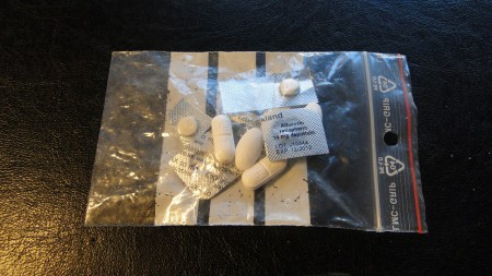 Påse med läkemedel